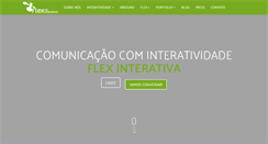 Desktop Screenshot of flexinterativa.com.br