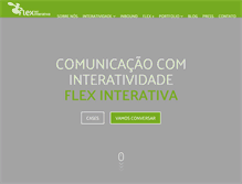 Tablet Screenshot of flexinterativa.com.br